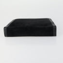 Salvatore Ferragamo Gucci Bamboo Bag Suede leather 2 Set Black Brown Auth 154197-6