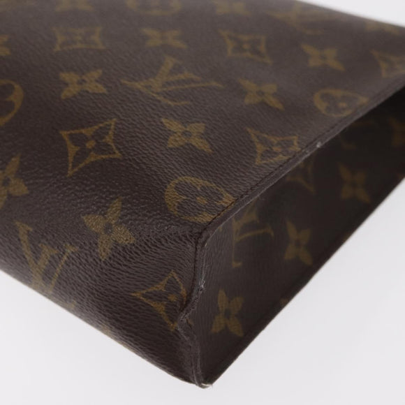 LOUIS VUITTON Monogram Poche Toilette 26 Pouch M47542 LV Auth 154198