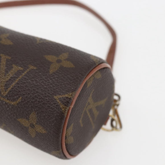 LOUIS VUITTON Monogram Papillon Pouch LV Auth 154199