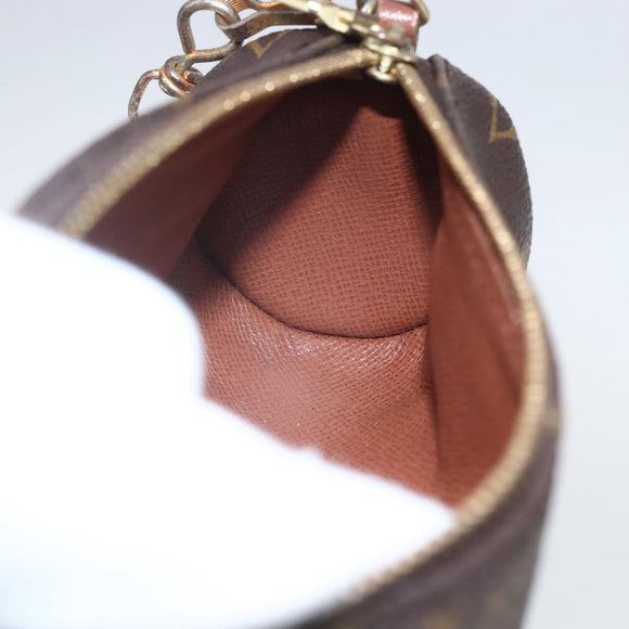 LOUIS VUITTON Monogram Papillon Pouch LV Auth 154199