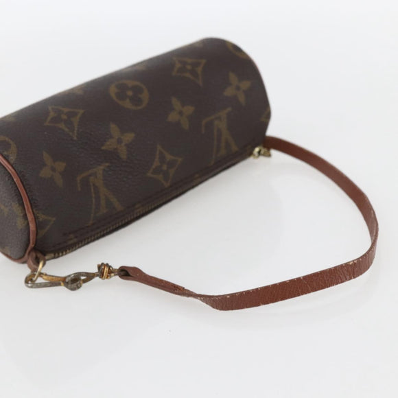 LOUIS VUITTON Monogram Papillon Pouch LV Auth 154199