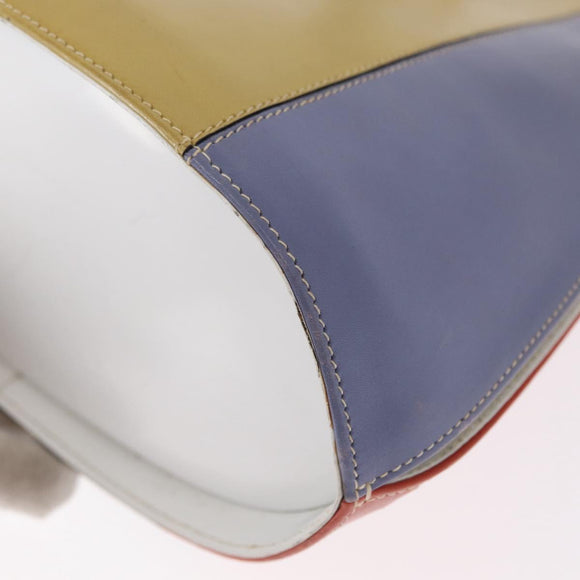 Salvatore Ferragamo Shoulder Bag Leather Multicolor Gold Auth 154202