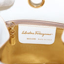 Salvatore Ferragamo Shoulder Bag Leather Multicolor Gold Auth 154202-12