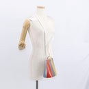 Salvatore Ferragamo Shoulder Bag Leather Multicolor Gold Auth 154202-21