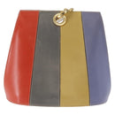 Salvatore Ferragamo Shoulder Bag Leather Multicolor Gold Auth 154202-2