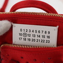 Maison Margiela 5AC Shoulder Bag Satin Red Gold Auth 154203M-22