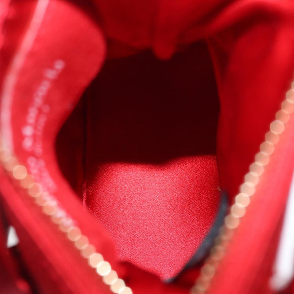 Maison Margiela 5AC Shoulder Bag Satin Red Gold Auth 154203M