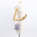 Maison Margiela 5AC Shoulder Bag Satin Purple Silver Auth 154204M-27