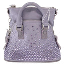 Maison Margiela 5AC Shoulder Bag Satin Purple Silver Auth 154204M-2