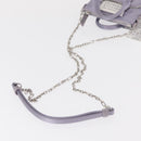 Maison Margiela 5AC Shoulder Bag Satin Purple Silver Auth 154204M-10