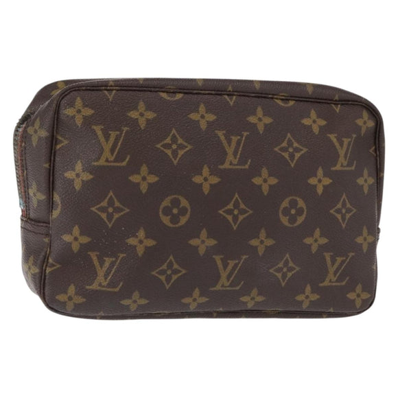 LOUIS VUITTON Monogram Trousse Toilette 23 Clutch Bag M47524 LV Auth 154206
