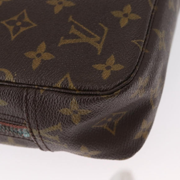LOUIS VUITTON Monogram Trousse Toilette 23 Clutch Bag M47524 LV Auth 154206