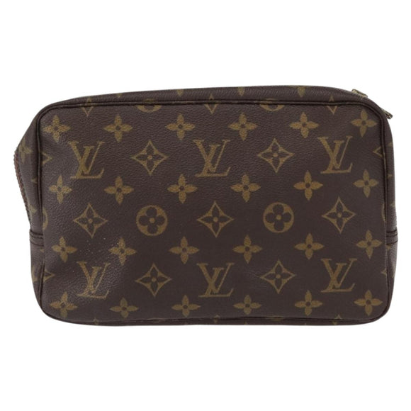 LOUIS VUITTON Monogram Trousse Toilette 23 Clutch Bag M47524 LV Auth 154206