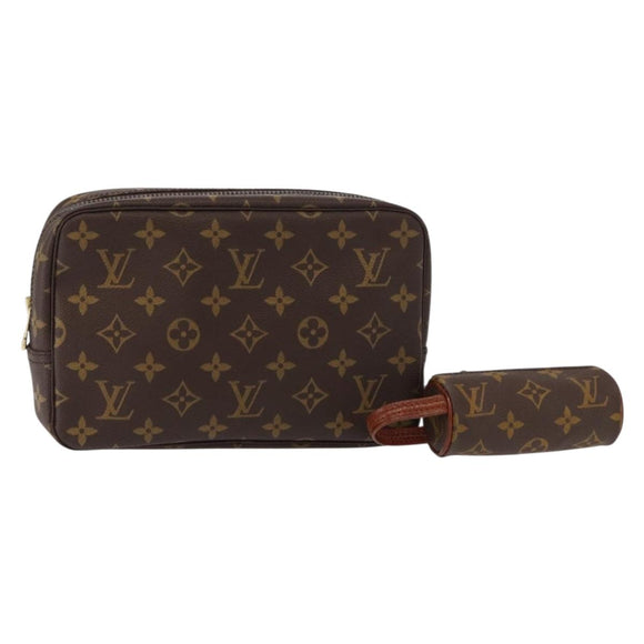 LOUIS VUITTON Monogram Trousse Toilette 23 Clutch Bag M47524 LV Auth 154207