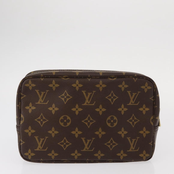 LOUIS VUITTON Monogram Trousse Toilette 23 Clutch Bag M47524 LV Auth 154207