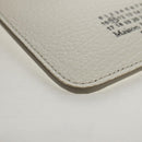Maison Margiela Smart phone Shoulder Pouch White Silver Auth 154208M-16