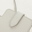 Maison Margiela Smart phone Shoulder Pouch White Silver Auth 154208M-21