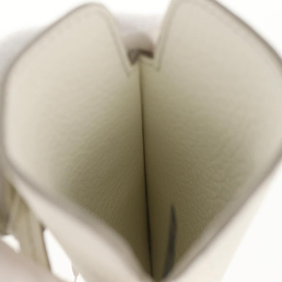 Maison Margiela Smart phone Shoulder Pouch White Silver Auth 154208M