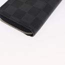 LOUIS VUITTON Damier Graphite Zippy Coin Purse Coin Purse N63076 LV Auth 154209-10