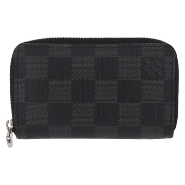 LOUIS VUITTON Damier Graphite Zippy Coin Purse Coin Purse N63076 LV Auth 154209 - 0