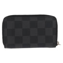 LOUIS VUITTON Damier Graphite Zippy Coin Purse Coin Purse N63076 LV Auth 154209-3