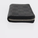 LOUIS VUITTON Damier Graphite Zippy Coin Purse Coin Purse N63076 LV Auth 154209-4