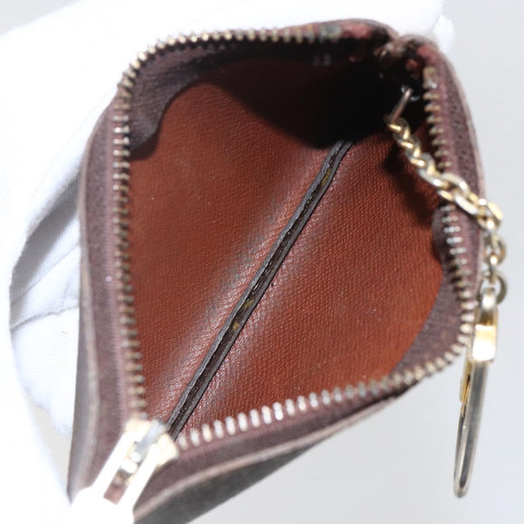 LOUIS VUITTON Monogram Pochette Cles Coin Purse M60033 LV Auth 154210