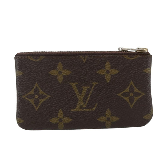 LOUIS VUITTON Monogram Pochette Cles Coin Purse M60033 LV Auth 154210