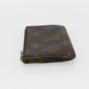 LOUIS VUITTON Monogram Pochette Cles Coin Purse M60033 LV Auth 154210-4