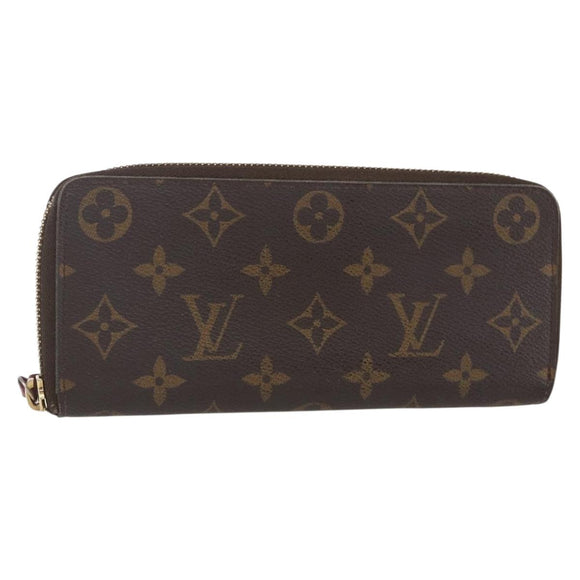 LOUIS VUITTON Monogram Portefeuille Clemence Long Wallet M60742 LV Auth 154211