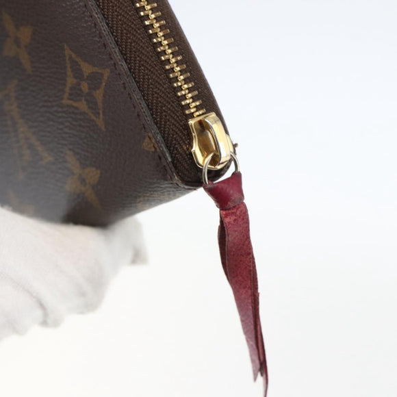 LOUIS VUITTON Monogram Portefeuille Clemence Long Wallet M60742 LV Auth 154211