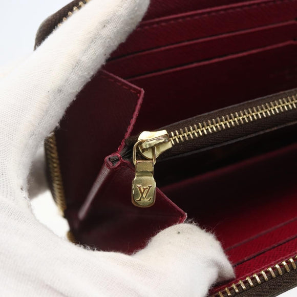 LOUIS VUITTON Monogram Portefeuille Clemence Long Wallet M60742 LV Auth 154211