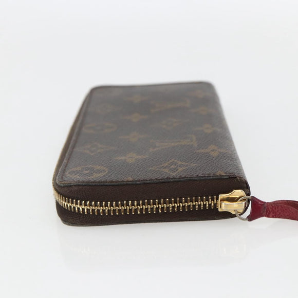 LOUIS VUITTON Monogram Portefeuille Clemence Long Wallet M60742 LV Auth 154211