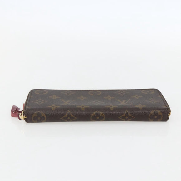 LOUIS VUITTON Monogram Portefeuille Clemence Long Wallet M60742 LV Auth 154211