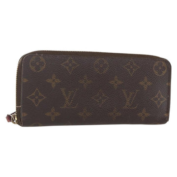 LOUIS VUITTON Monogram Portefeuille Clemence Long Wallet M60742 LV Auth 154212