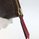 LOUIS VUITTON Monogram Portefeuille Clemence Long Wallet M60742 LV Auth 154212-8