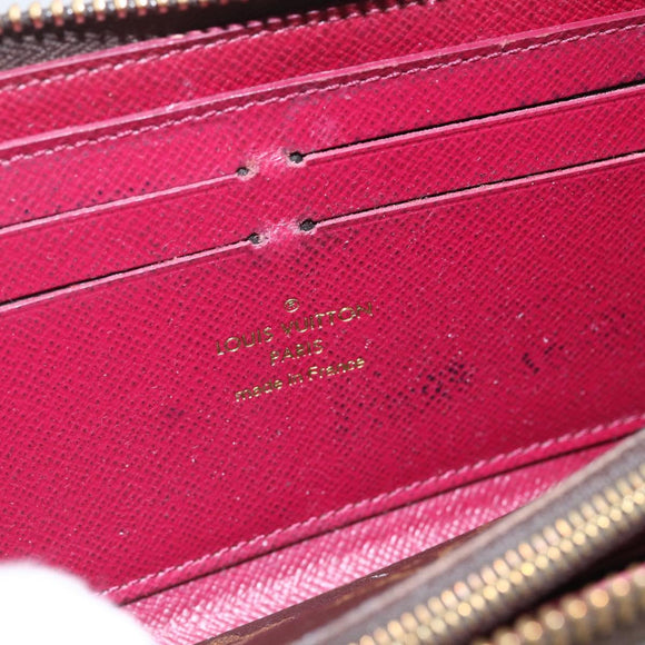 LOUIS VUITTON Monogram Portefeuille Clemence Long Wallet M60742 LV Auth 154212