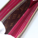 LOUIS VUITTON Monogram Portefeuille Clemence Long Wallet M60742 LV Auth 154212-20