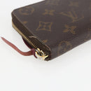 LOUIS VUITTON Monogram Portefeuille Clemence Long Wallet M60742 LV Auth 154212-7