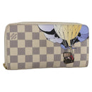 LOUIS VUITTON Damier Azur Illustre balloon Zippy Wallet N63006 LV Auth 154213-1