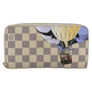 LOUIS VUITTON Damier Azur Illustre balloon Zippy Wallet N63006 LV Auth 154213-13