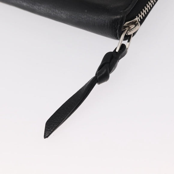 LOUIS VUITTON Zippy Rock Me Long Wallet Leather Black M62622 LV Auth 154214