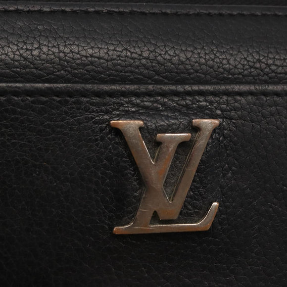 LOUIS VUITTON Zippy Rock Me Long Wallet Leather Black M62622 LV Auth 154214
