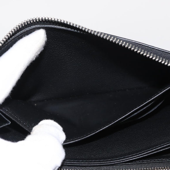 LOUIS VUITTON Zippy Rock Me Long Wallet Leather Black M62622 LV Auth 154214