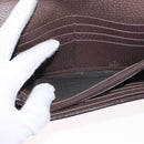 GUCCI GG Supreme Web Sherry Line Long Wallet PVC Beige Red 523153 Auth 154216-16