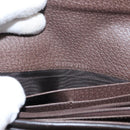 GUCCI GG Supreme Web Sherry Line Long Wallet PVC Beige Red 523153 Auth 154216-20