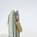 LOUIS VUITTON Vernis Miroir Pochette Cles Purse Mint Green M63854 LV Auth 154221-17