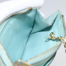LOUIS VUITTON Vernis Miroir Pochette Cles Purse Mint Green M63854 LV Auth 154221-18