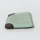 LOUIS VUITTON Vernis Miroir Pochette Cles Purse Mint Green M63854 LV Auth 154221-3