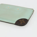 LOUIS VUITTON Vernis Miroir Pochette Cles Purse Mint Green M63854 LV Auth 154221-7